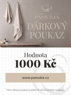Dárkový poukaz Pamukia - elektronický - od 500 Kč