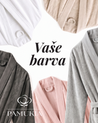 Froté župan z GOTS bio bavlny – unisex | Kolekce Essence | Pamukia