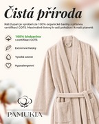 Froté župan z GOTS bio bavlny – unisex | Kolekce Essence | Pamukia